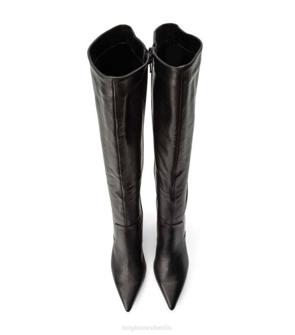 kniehohe Stiefel| de Tony Bianco Frauen epische Wadenstiefel schwarzes Venedig 4624450